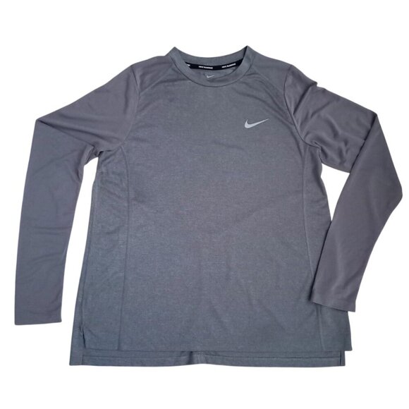 Nike Other - Nike Boys Gray Dri-Fit Long Sleeve Athletic Top – Youth XL